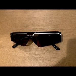 UNISEX BALENCIAGA BB0003S 001 SUNGLASSES